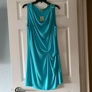 Teal Michael Kors dress